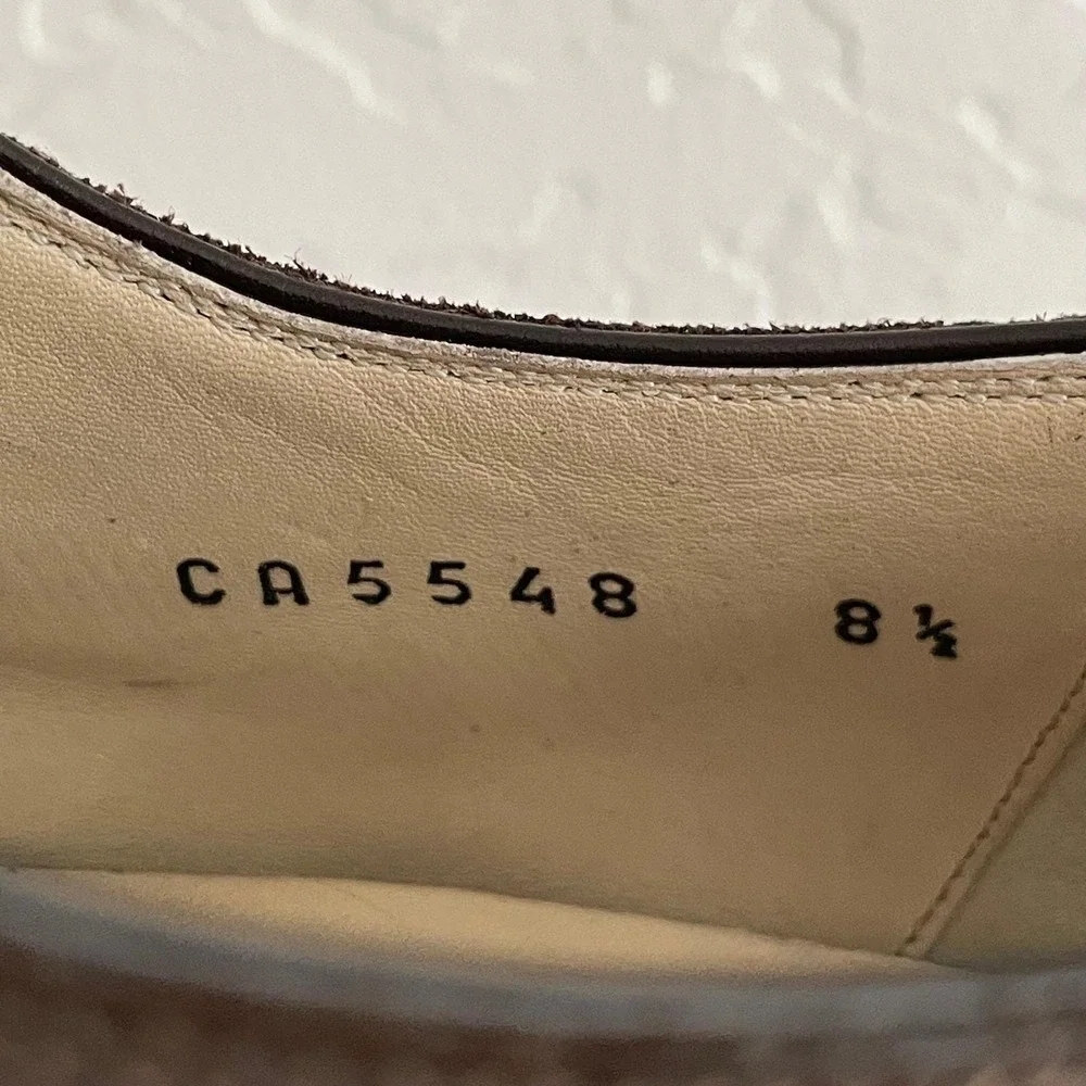 Dolce‎ & Gabbana Francesina Crosta Cera Oxford Men 8.5 Brown Suede Brogue